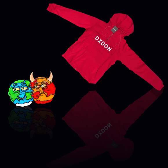 Dxdon Red Signature Hoodie